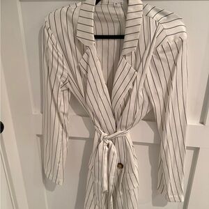 LPA Black Striped Blazer